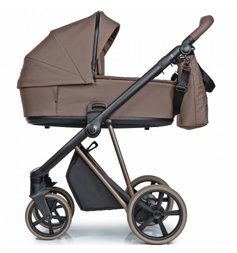 Roan IVI 2.0 Vintage - wózek wielofunkcyjny, zestaw 2w1 z opcją 3w1 i 4w1 | Mocha Mousse